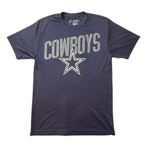 Dallas Cowboys T-Shirt Mens Small Navy Blue Authentic Performance Short Sleeve